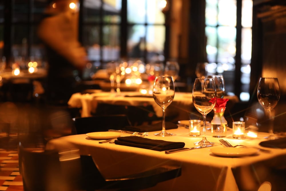fine dining white tablecloth expereience