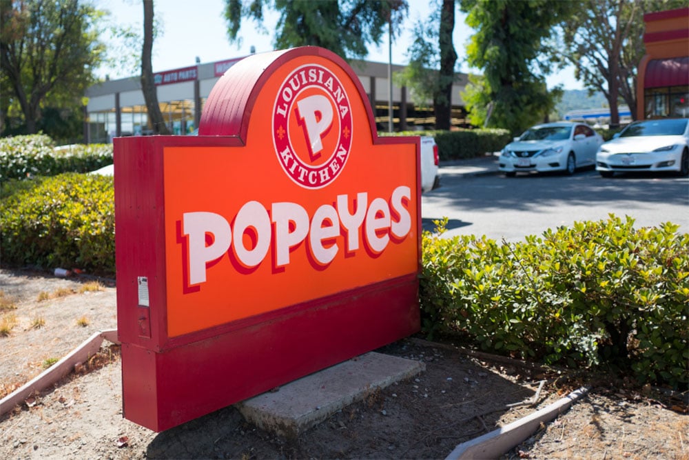 popeyes fast food restaurant