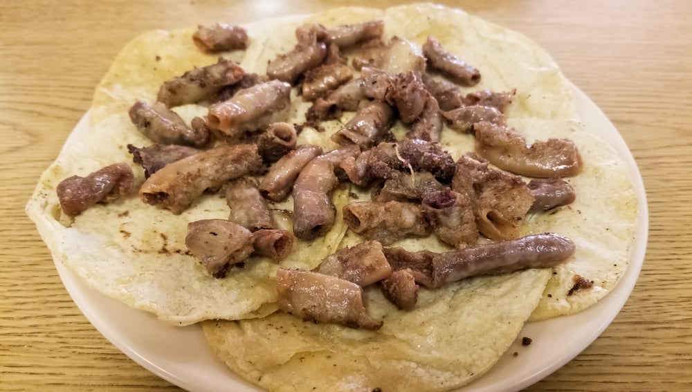 Taco de tripitas