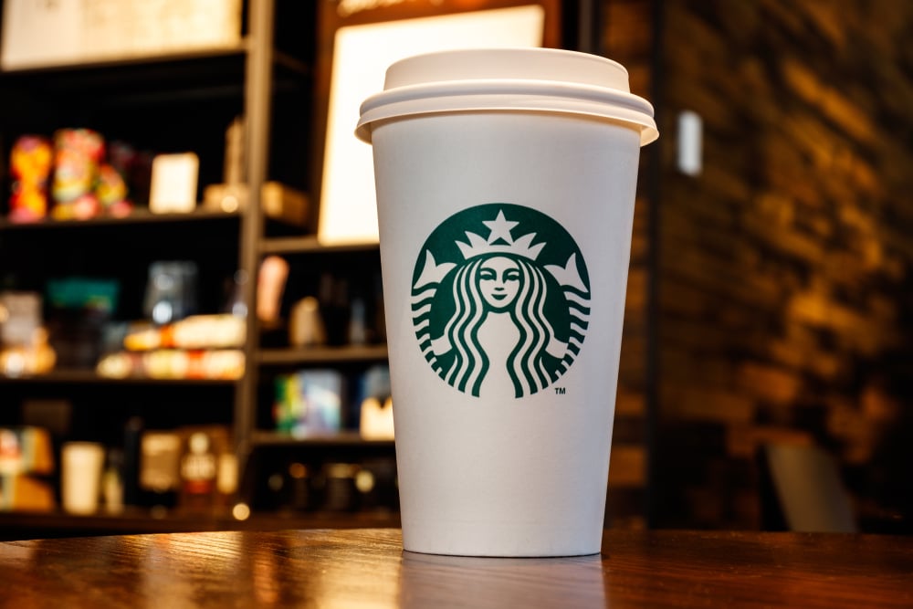 a pumpkin spice latte from starbucks