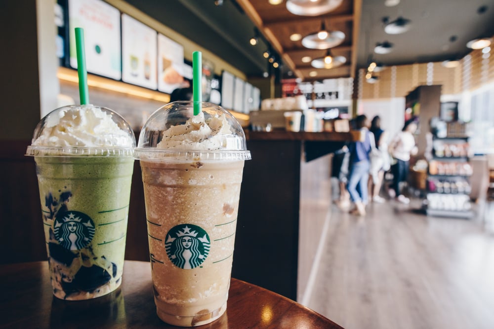 starbucks frappuccino names