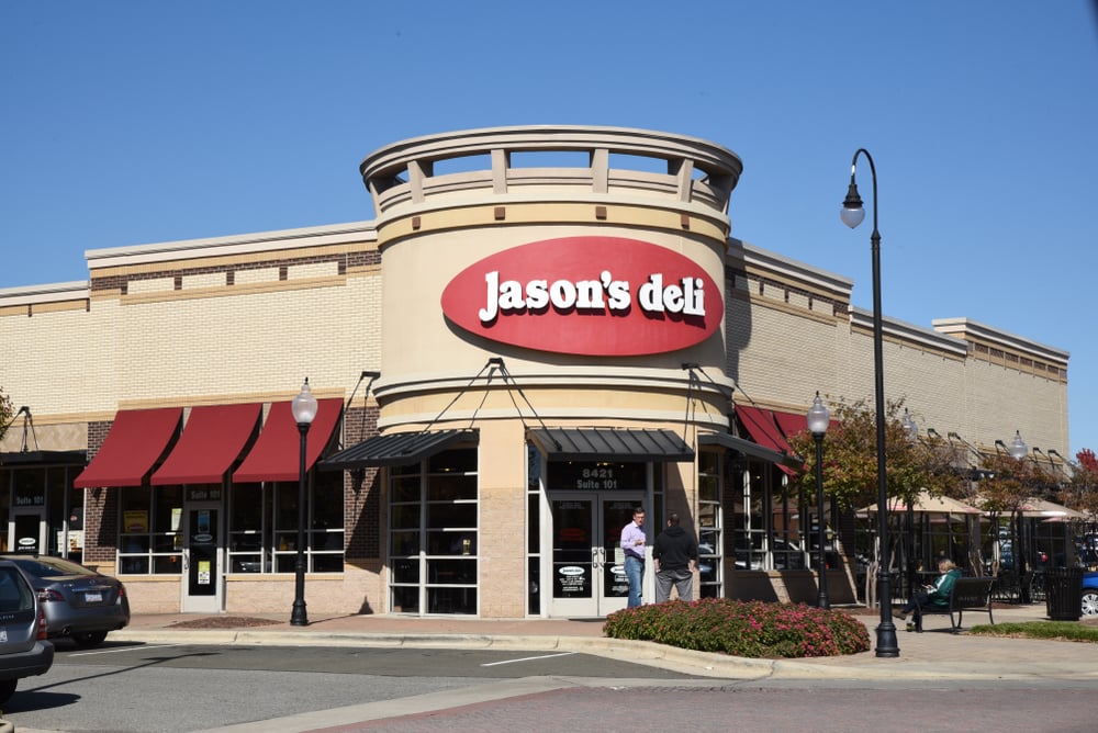 The exterior of a Jason's Deli