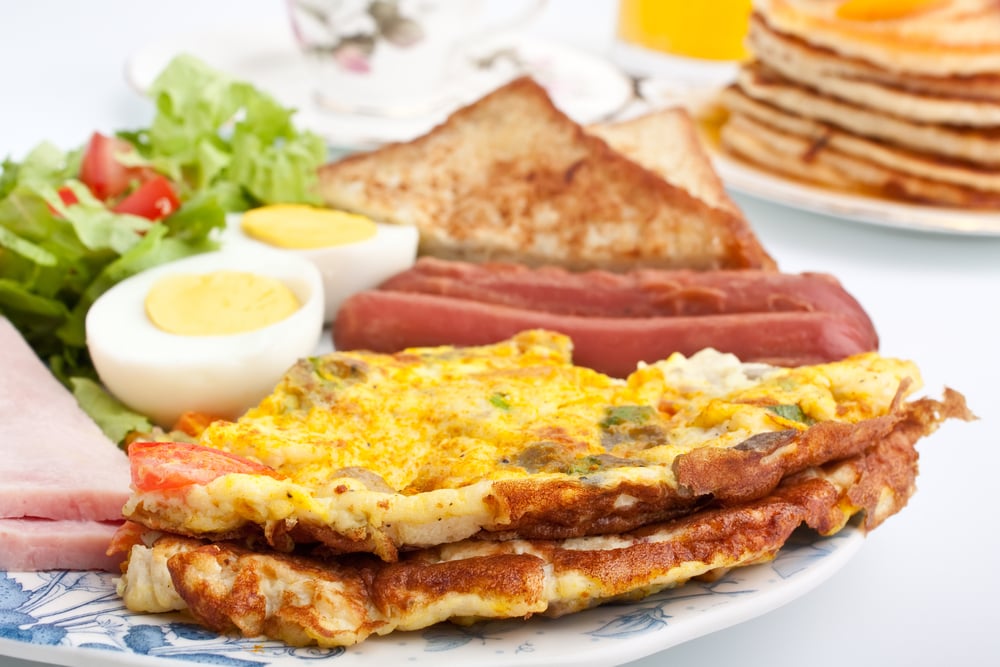 omelette at delray beach florida brunch spot