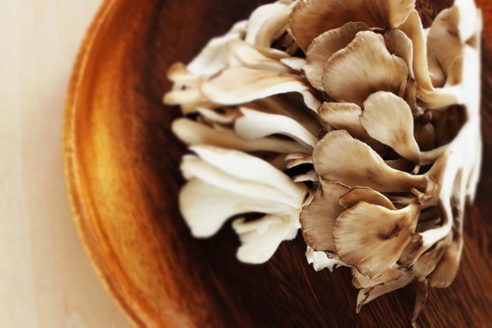 maitake mushrooms in a bowl
