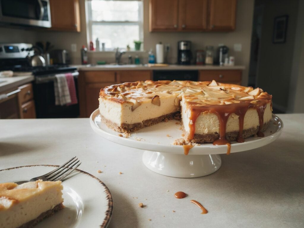 Caramel Apple Cheesecake