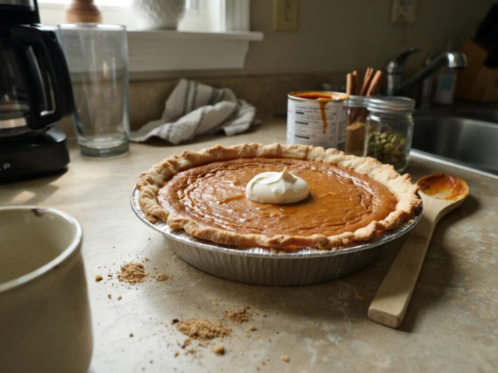 Chai Spice Pumpkin Pie