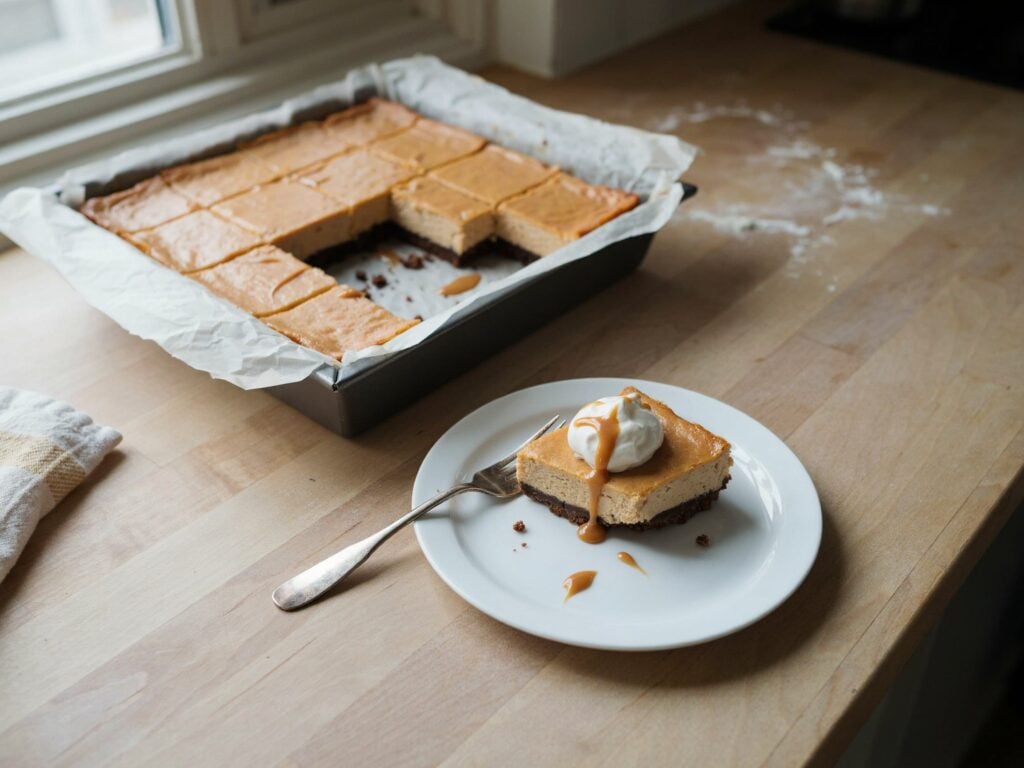 Pumpkin Cheesecake Bars