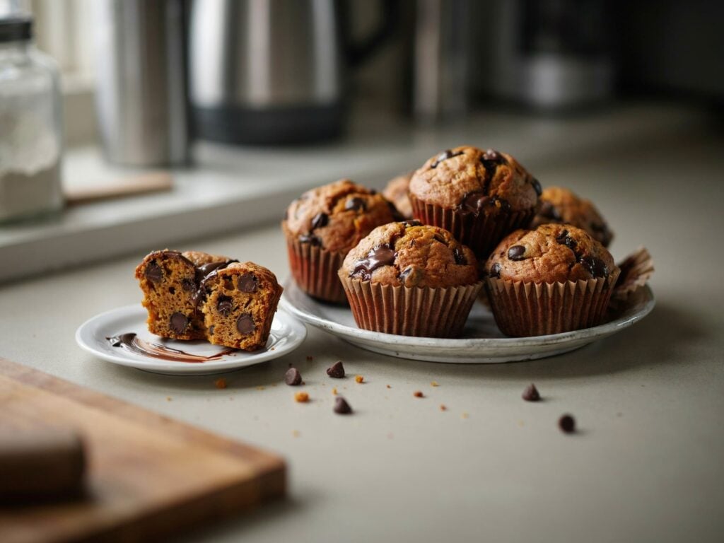 Pumpkin Chocolate Chip Muffins