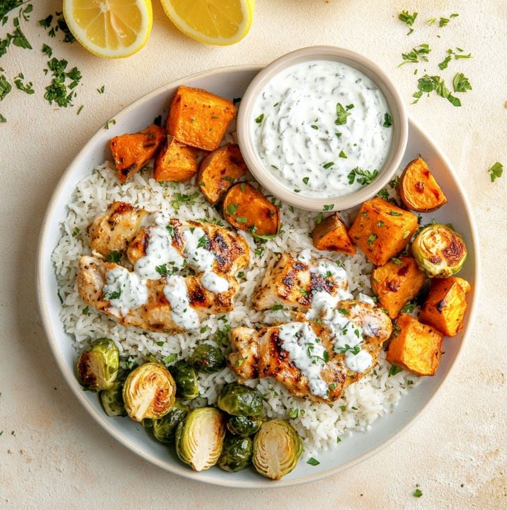 Chicken Shawarma Sheet Pan Meal