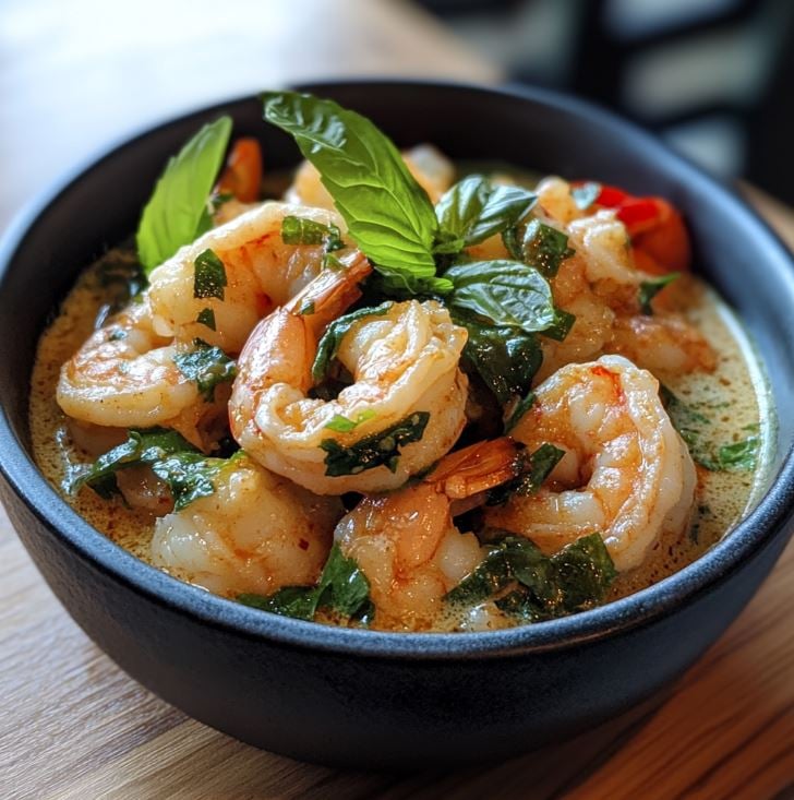Thai Green Chili Shrimp