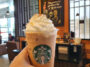 Pumpkin Latte at Starbucks Cafe Coffee