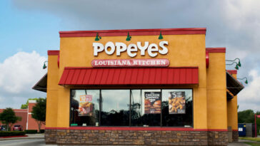 Popeye's fried chicken storefront in Houston