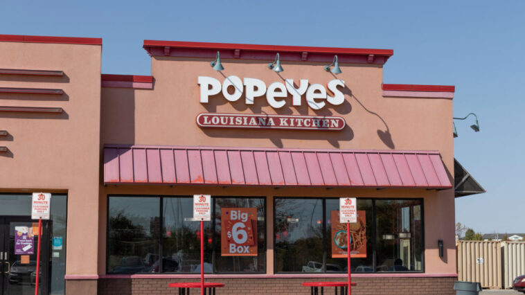 Popeyes is known for its Cajun Style Fried Chicken