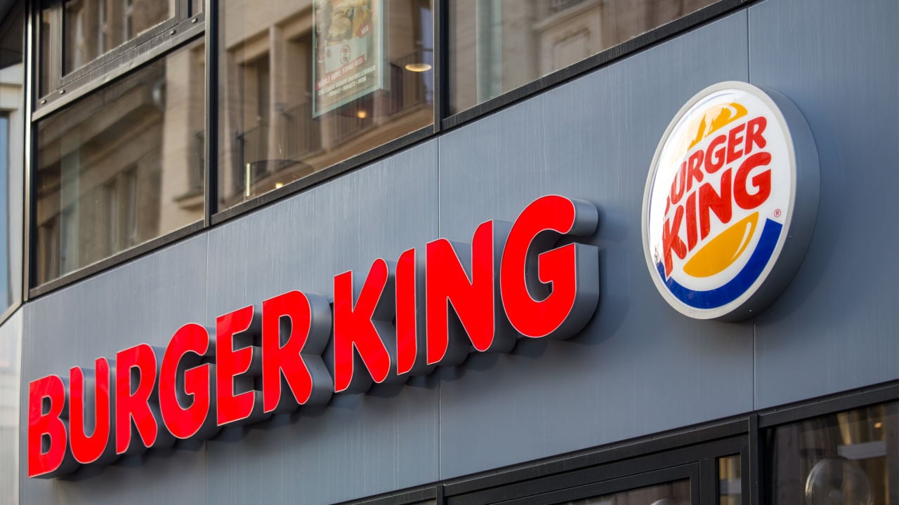 burger king sign on an building