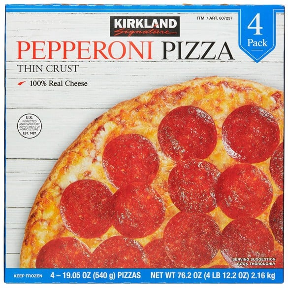 Kirkland Signature Frozen Pizza