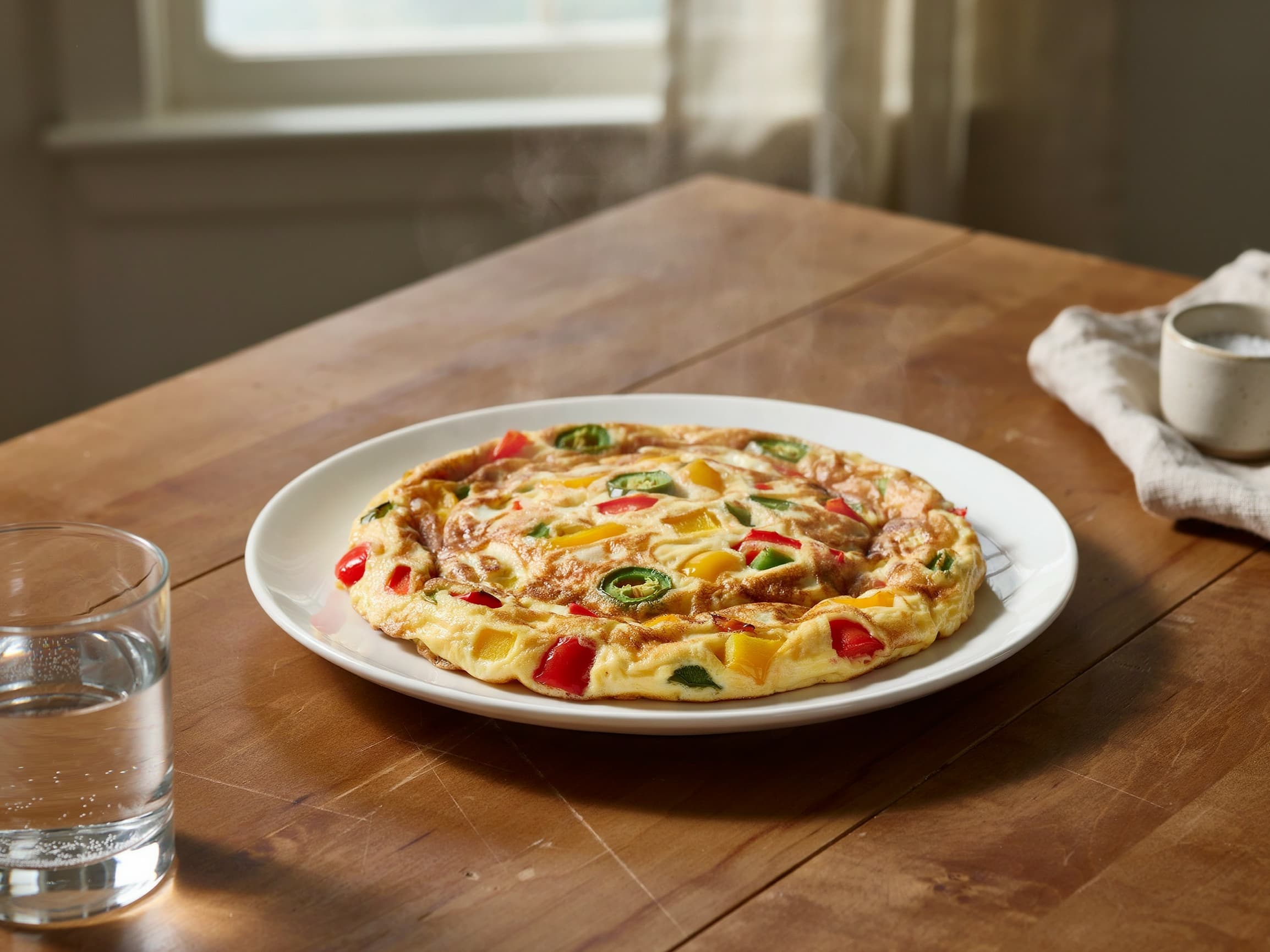bell pepper omelet