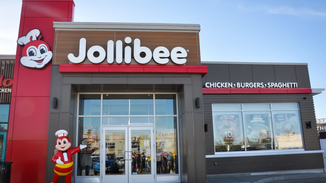 The front of Jollibee store in Scarborough.