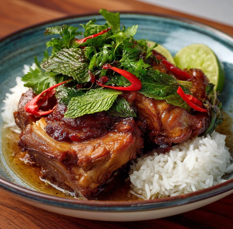 Khao Kha Moo (Braised Pork Leg)