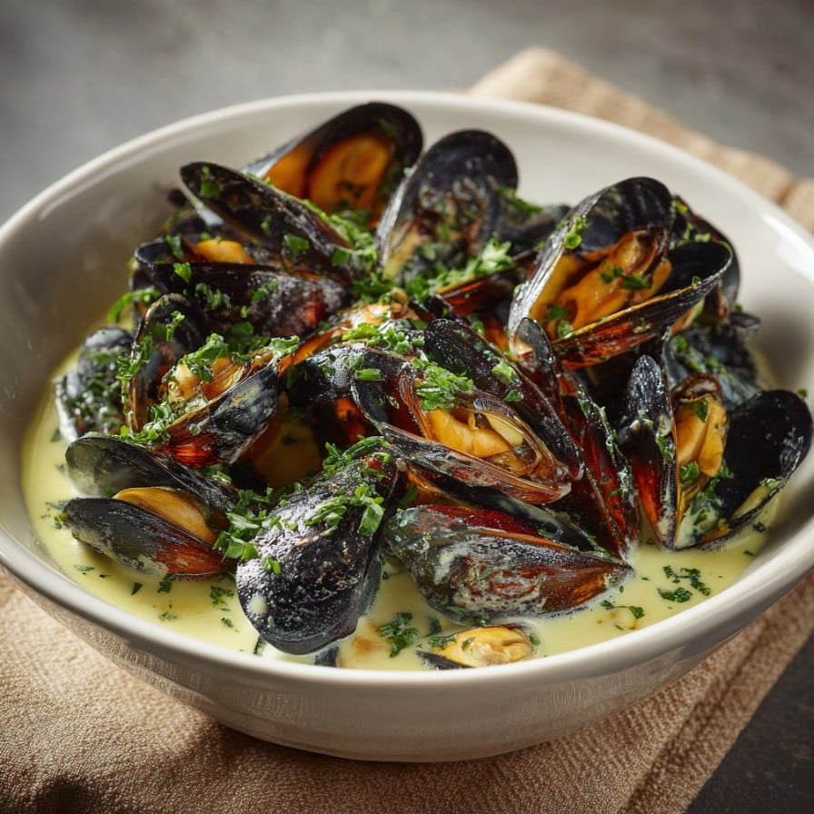 Mussels in Cream