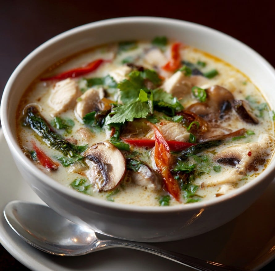 Tom Kha Gai Dish