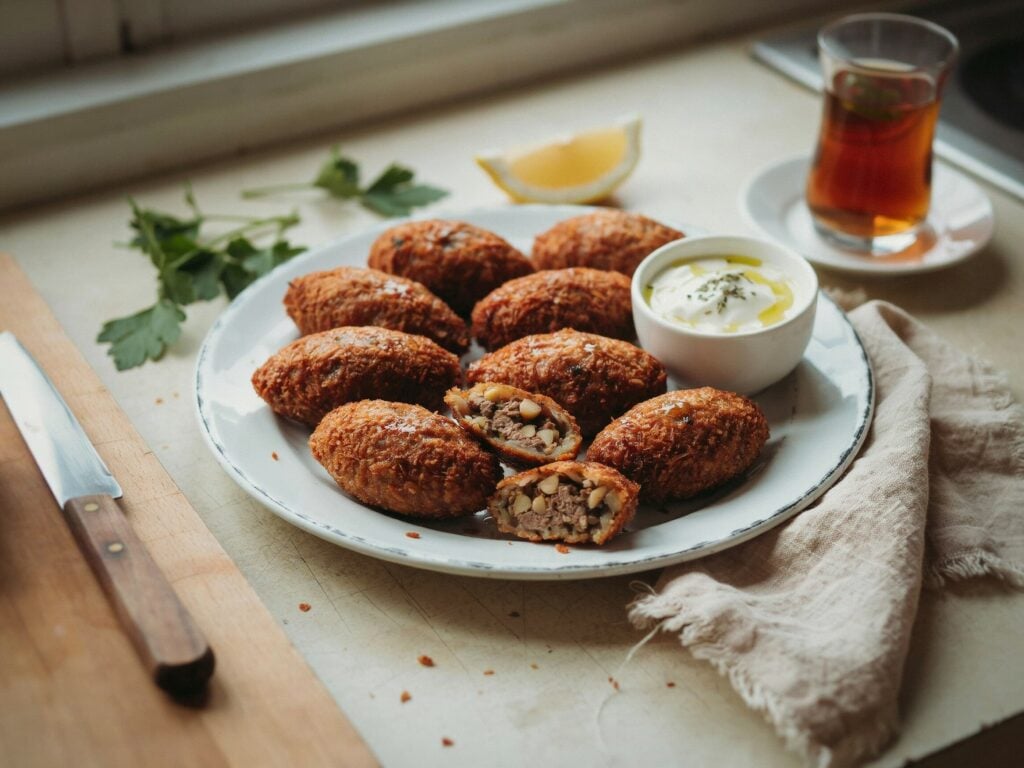 fried kibbeh