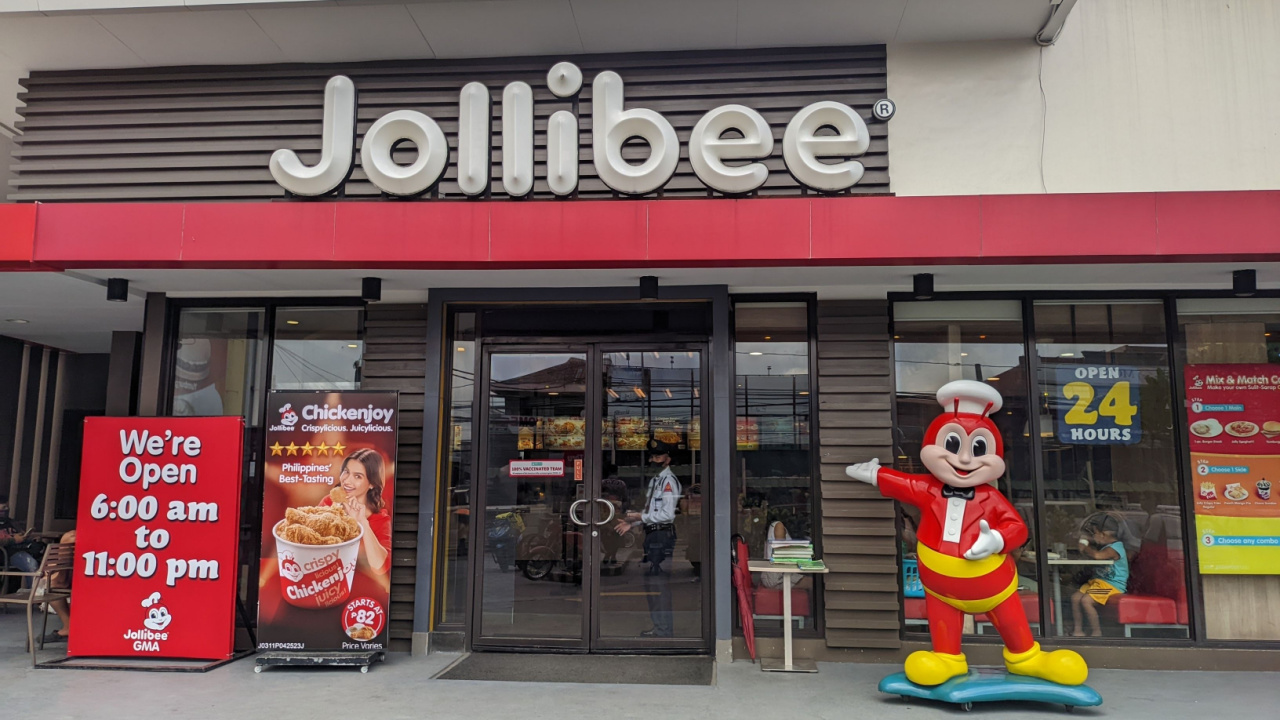 Jollibee is a very famous chain of fast food restaurants