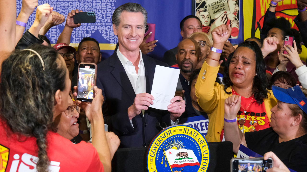 California’s fast food workers will have a minimum wage of $20