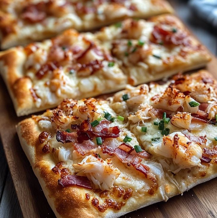 Crab and Bacon Pizza