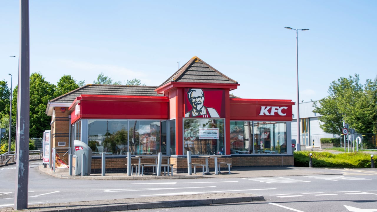 KFC or Kentucky Fried Chicken fast food