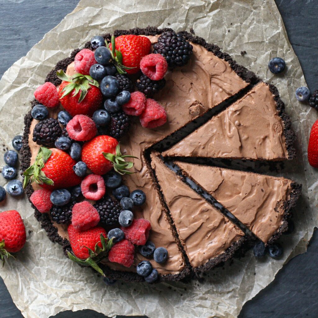 Milk Chocolate Mousse Tart