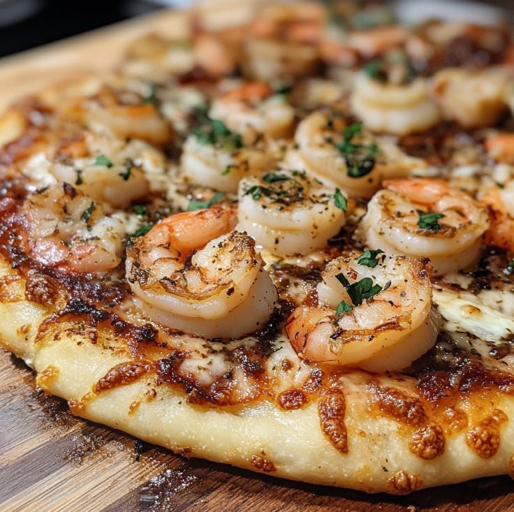 Shrimp and Scallop Pizza