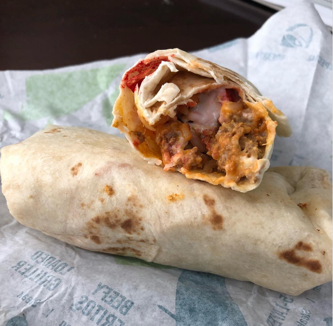 Beefy Crunch Burrito