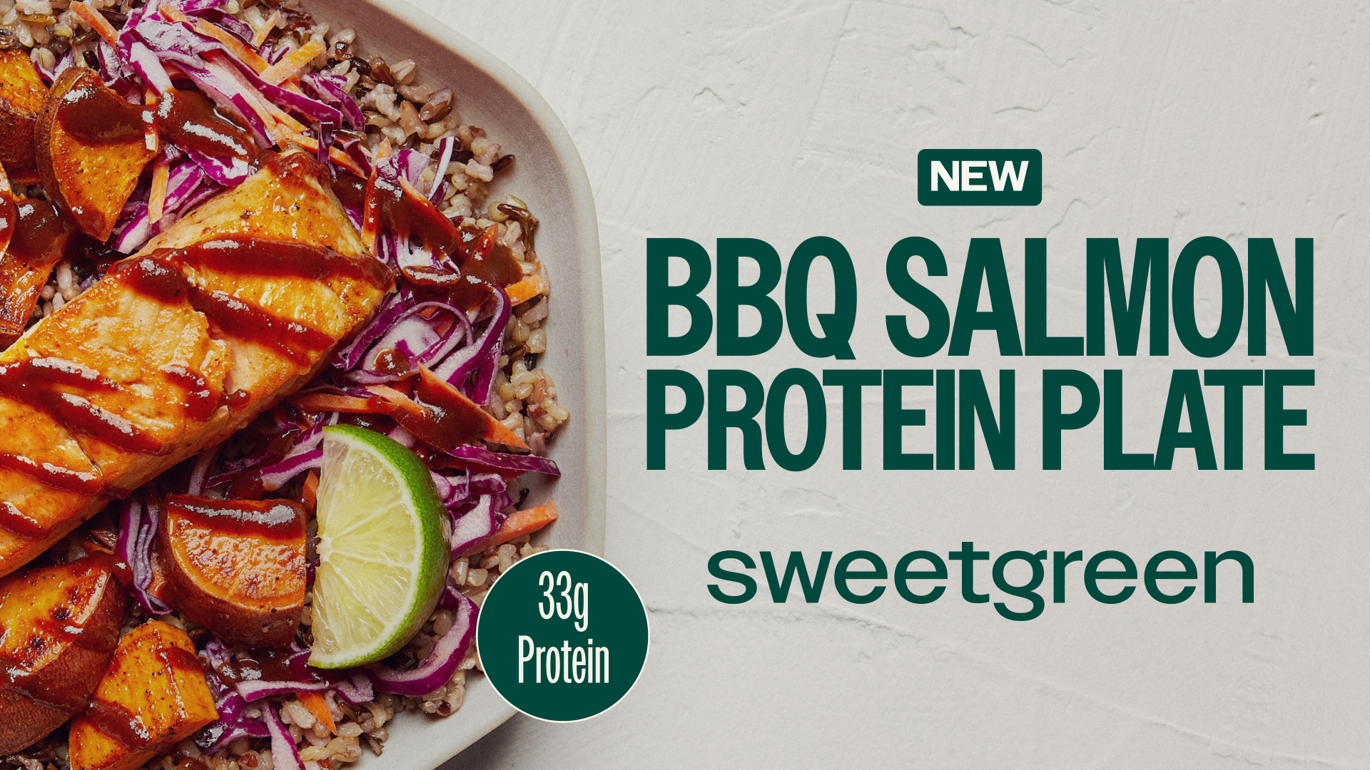 Sweetgreen BBQ Salmon Protein Plate