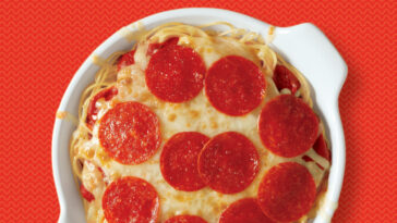 Fazoli's Pizza Baked Spaghetti