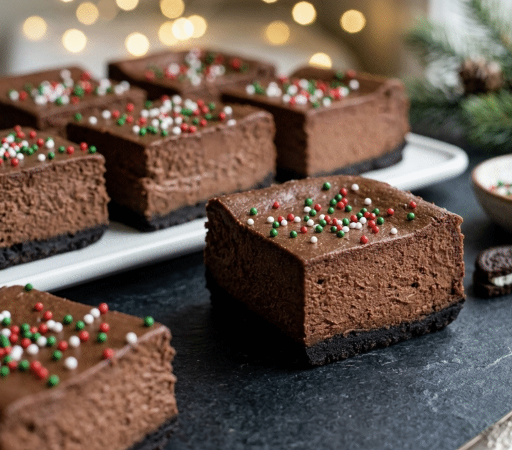 Chocolate Cheesecake Bars