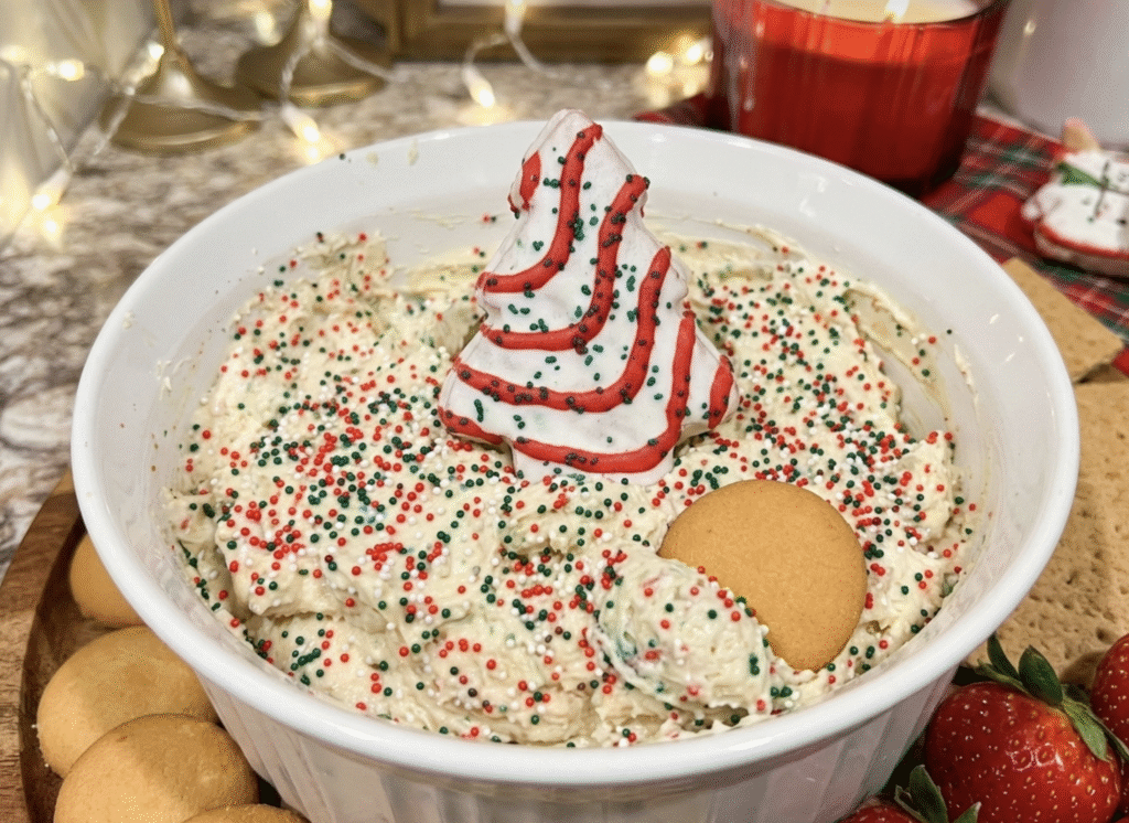 Christmas Tree Cake Dip