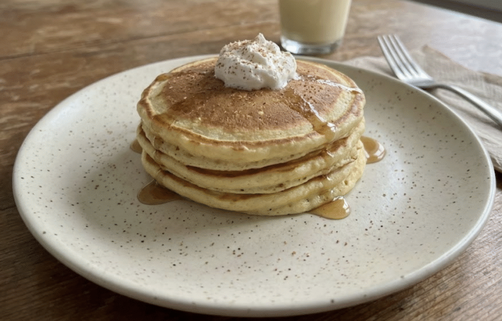  Eggnog Pancakes