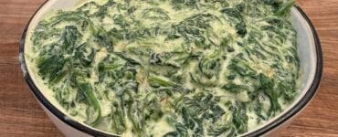 creamed spinach