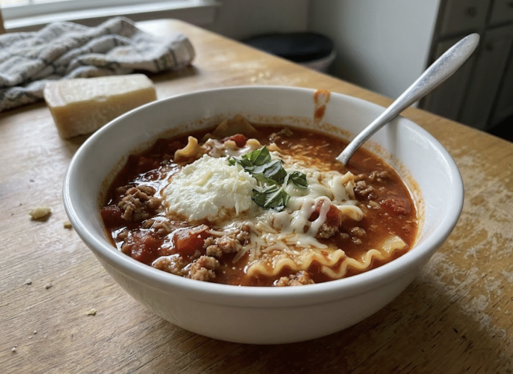 Lasagna Soup
