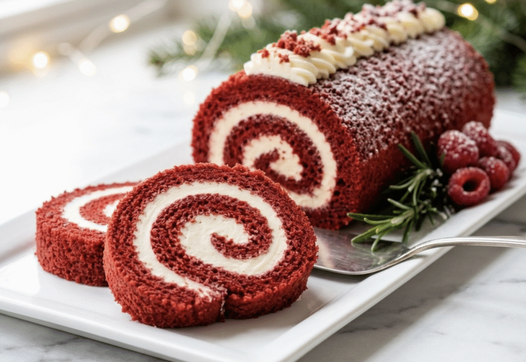 Red Velvet Cake Roll