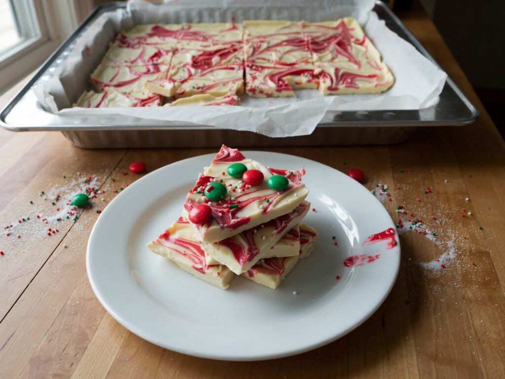 White Chocolate Christmas Bark