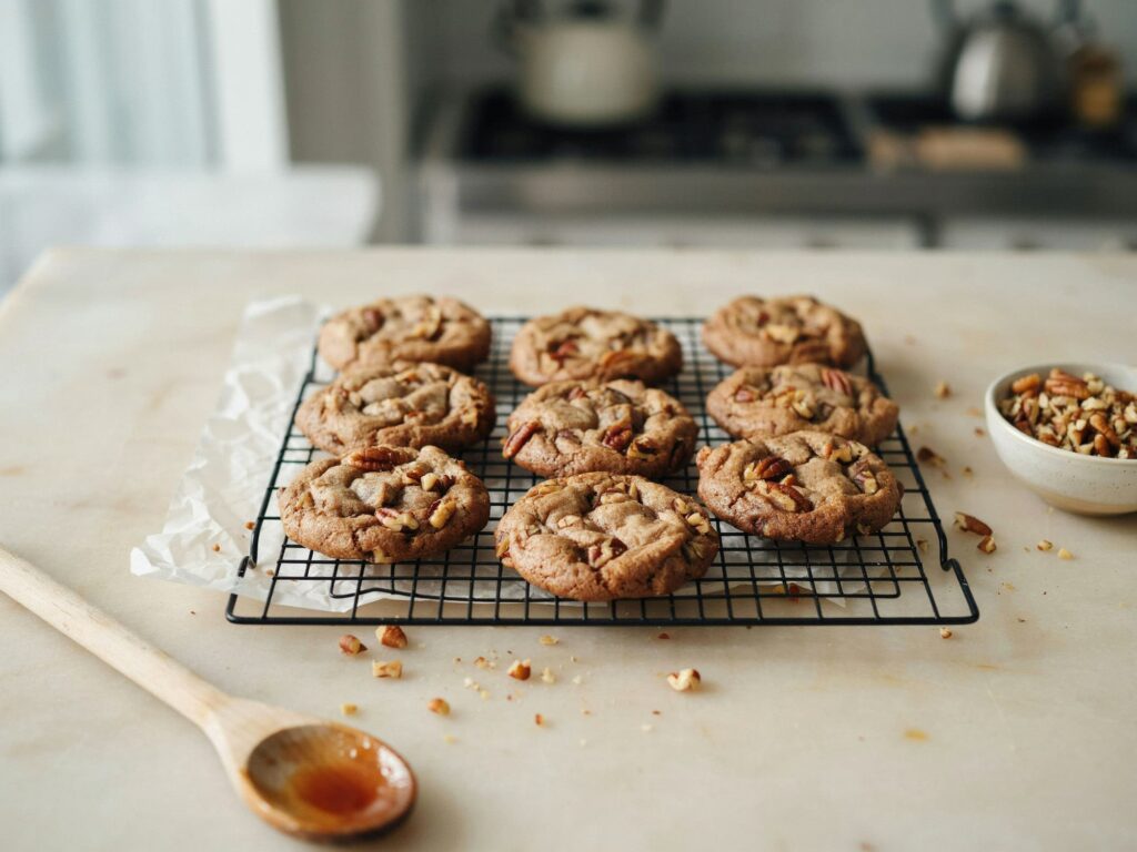 brown butter pecan cookies