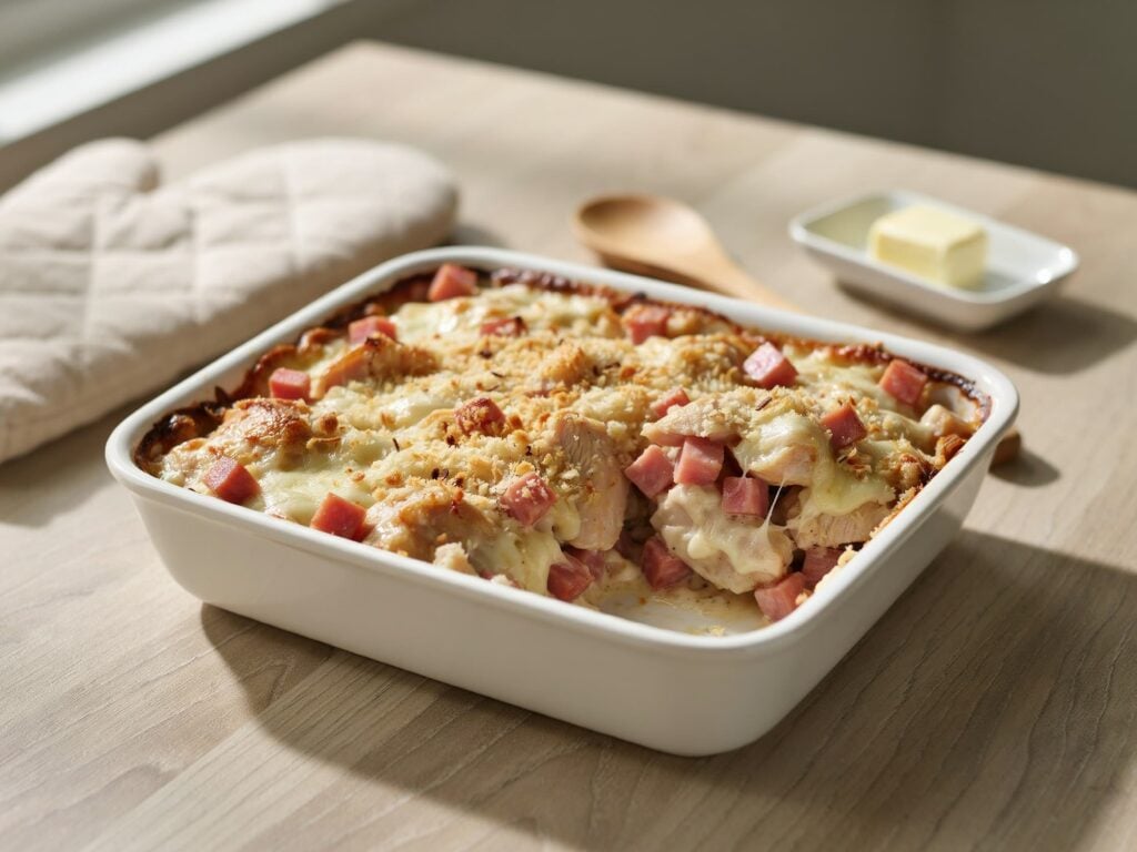 chicken cordon bleu casserole