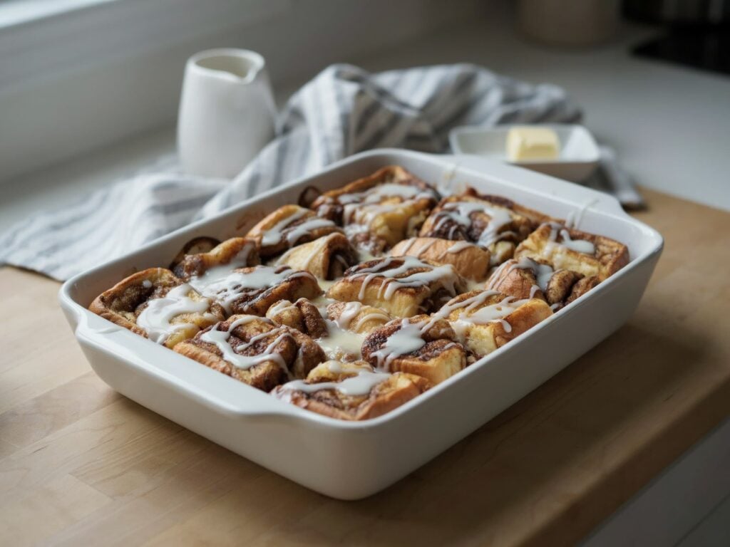 cinnamon roll french toast casserole