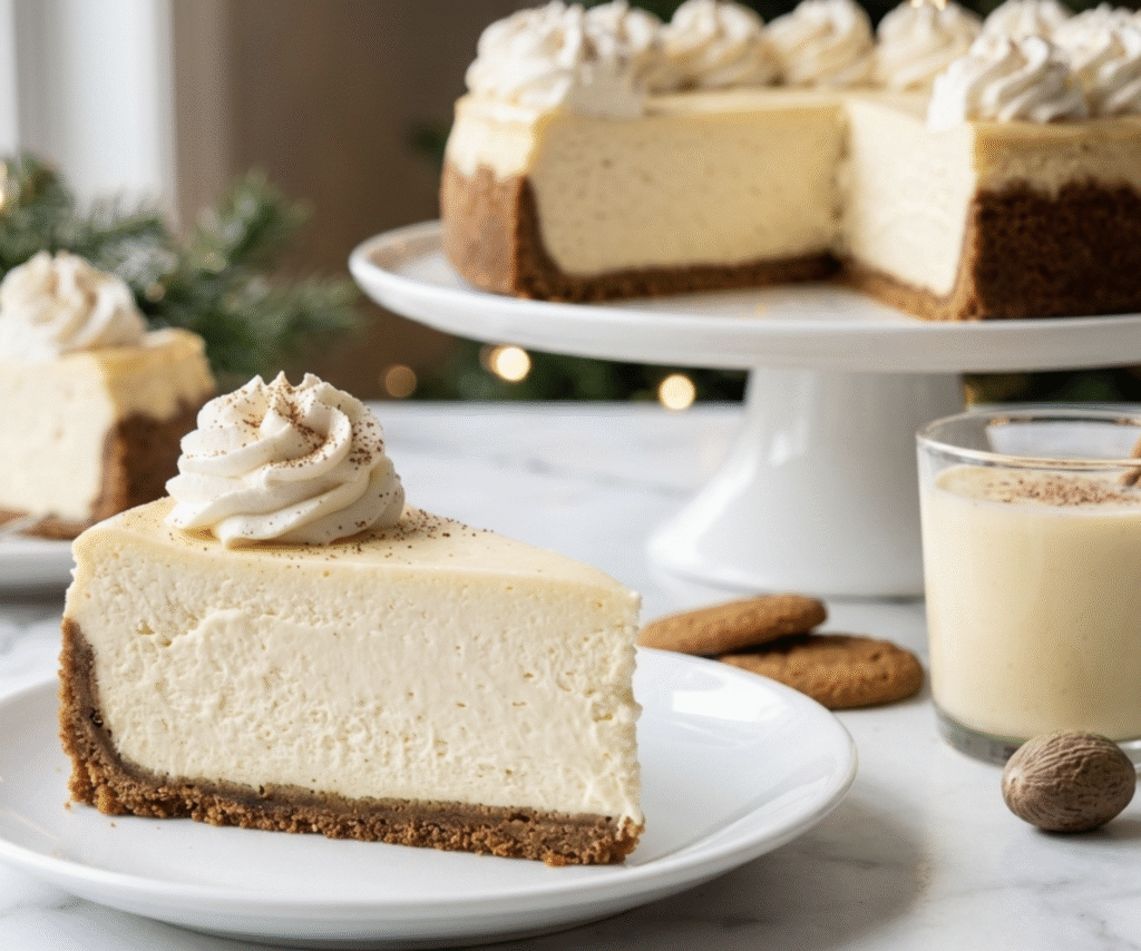 Eggnog Cheesecake