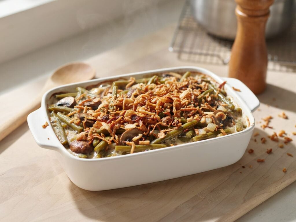 from-scratch green bean casserole