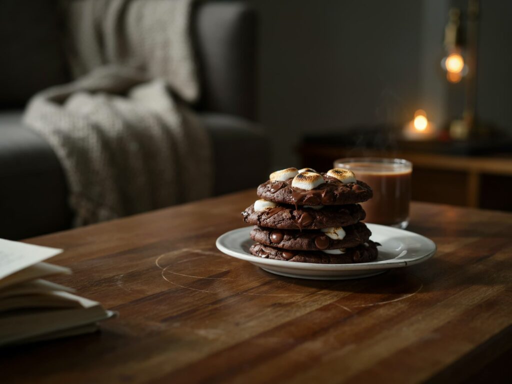hot cocoa cookies