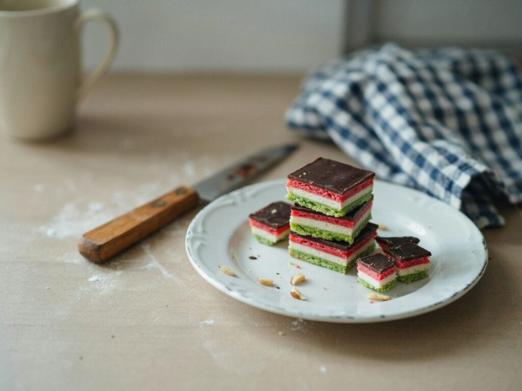 italian rainbow cookies