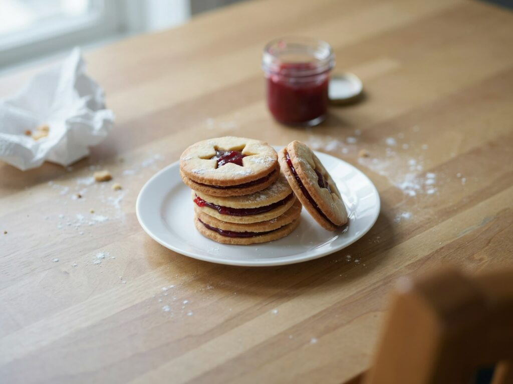 linzer cookies