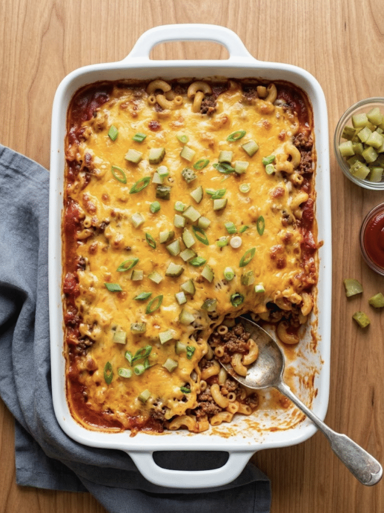 Cheeseburger Casserole
